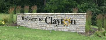 Welcome to Clayton Ohio stone sign image